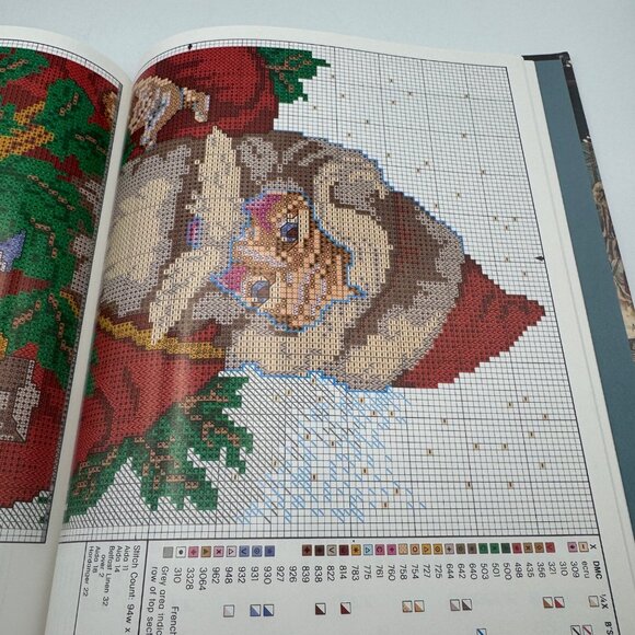 Santa Remembered Cross-Stitch Pattern Book By Leisure Arts Hardcover - Picture 5 of 7